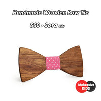 Noeuds Papillons en Bois (Enfant/Adulte)