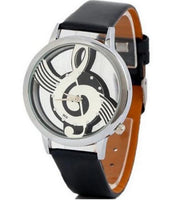 Hollow Musical Note Wrist Watch
