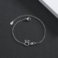 Pulsera de zanahoria conejito de diamantes