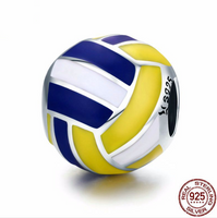 Sports Ball Collection Charm Beads
