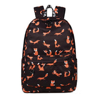 Fox Print Backpacks