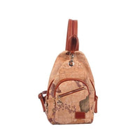 Retro World Map Travel Backpack