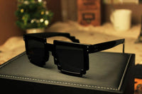 Gafas de sol estilo píxel