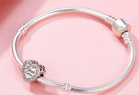 First Love Heart Bead Charm