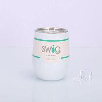 Taza de vino de acero inoxidable de 12 oz.