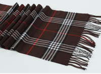 Bufandas unisex a cuadros de estilo clásico inglés