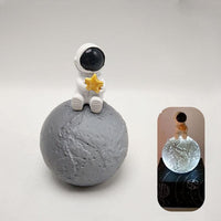 Glowing Planet Astronaut Nightlight