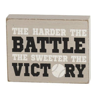 Sports Battle Victory Box Signs