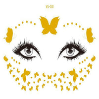 Masquerade Mask Temporary Tattoos