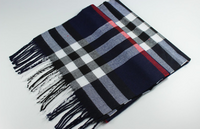 Bufandas unisex a cuadros de estilo clásico inglés
