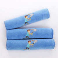 Serviette de sport brodée en microfibre