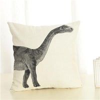 Housses de coussin à imprimé dinosaure