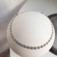 Corea del Sur versión S925 plata esterlina moda temperamento tendencia Lucky Chic trébol de cuatro hojas gargantilla collar