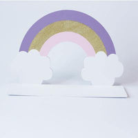 Wooden Rainbow Wall Shelf