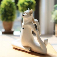Statues de chat de yoga