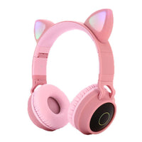 Auriculares Bluetooth con oreja de gato
