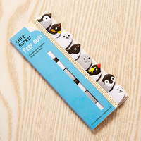 Peep Out Cartoon Animal Sticky Note Flags