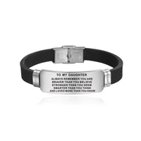 Stainless Steel Engraved Bracelet