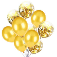 Ballons de confettis d'anniversaire