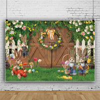 Material fotográfico para fiesta de conejito de Pascua, tela de fondo para fotografía, accesorios de estudio