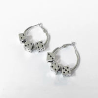 Pendientes de dados creativos exagerados divertidos