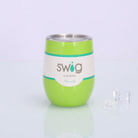 Taza de vino de acero inoxidable de 12 oz.