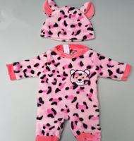 Pyjama de costume d'animal pour poupée de 18 pouces