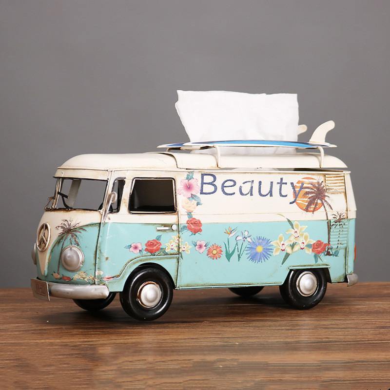 Retro 70's Style Van Decorative Tissue Box | Only Inspired Gifts Boutique