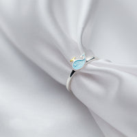 Bague petite baleine