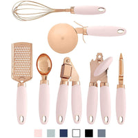 Rose Gold Stainless Steel Kitchen Tool Set (7 PCs)