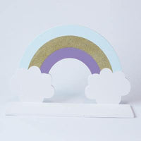 Wooden Rainbow Wall Shelf