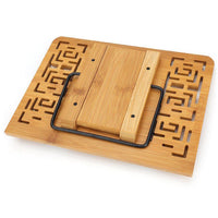 Natural Bamboo Book Stand