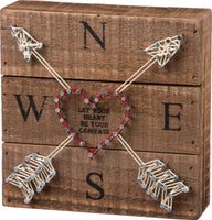 Heart Compass - String Art