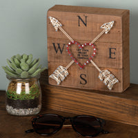 Heart Compass - String Art