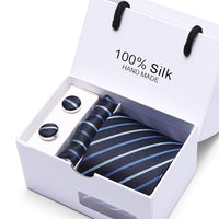 Coffret cadeau pour hommes, costume 5 pièces, cravate de mariage formelle d'affaires