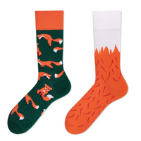 Chaussettes fantaisie asymétriques