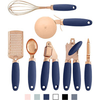 Rose Gold Stainless Steel Kitchen Tool Set (7 PCs)