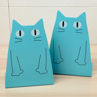 Serre-livres de chat de dessin animé