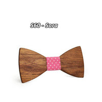 Noeuds Papillons en Bois (Enfant/Adulte)