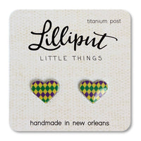 Mardi Gras Earrings
