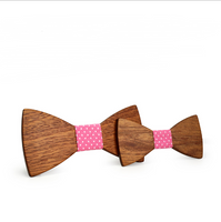Noeuds Papillons en Bois (Enfant/Adulte)