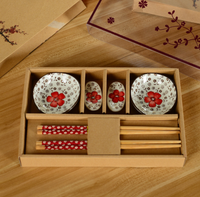 Coffret cadeau de vaisselle à sushi authentique