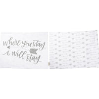 Go Stay - Juego de funda de almohada