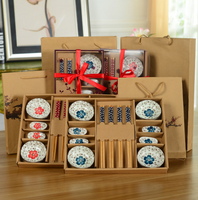 Coffret cadeau de vaisselle à sushi authentique
