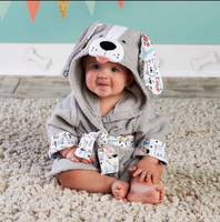 Cartoon Animal Hooded Bathrobes (Baby/Toddler)
