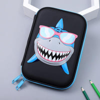 Large Unicorn or Shark Pencil Case