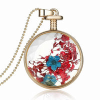 Dried Flower Crystal Lockets
