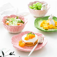 Spring Cabbage Rabbit Accented Tableware