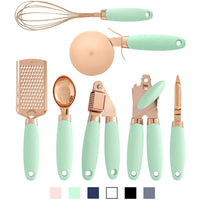 Rose Gold Stainless Steel Kitchen Tool Set (7 PCs)