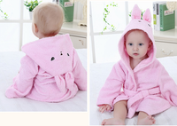 Cartoon Animal Hooded Bathrobes (Baby/Toddler)
